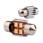 Светодиодная лампа CV-8.5/C5W 4 SMD 3030