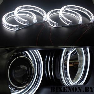 Ангельские глазки CRYSTAL BMW E36/E39/E38/E46 Белый/Желтый