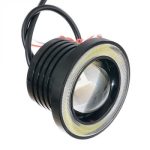 Диодные противотуманные фары с ангельскими глазками Fog Spirit 76mm