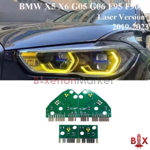 Желтые глазки BMW Laser X5 G05 / X6 G06