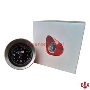 Автомобильные часы BMW серебро