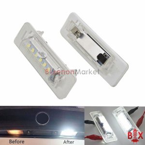 Подсветка номера Mercedes W210 Sedan