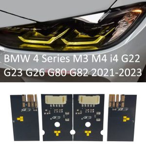 Желтые глазки BMW G80 G82 G22 G23 G26 Led